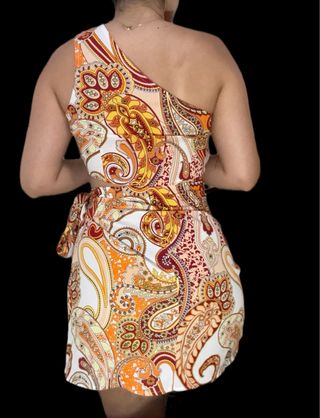 Vestido estampado paisley