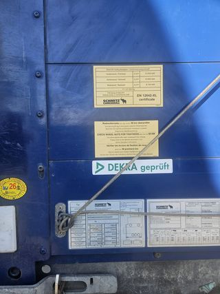 Semirremolque Schmitz 2016