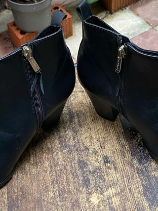 Botas de piel Pedro del Hierro negras talla
