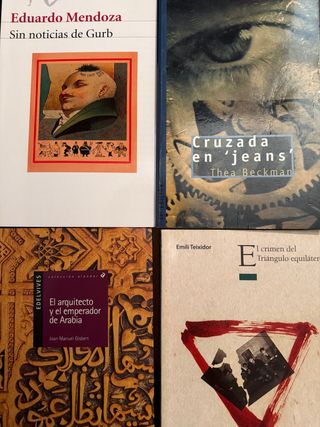 4 libros. Existe posibilidad de comprar individual