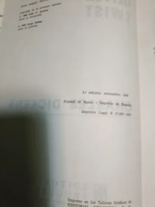 Novela 1edicion Oliver twist