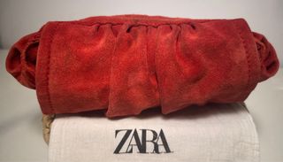 Bolso rojo de piel ‘Zara’