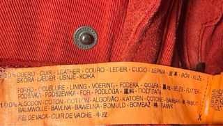 Bolso rojo de piel ‘Zara’