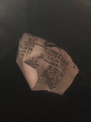 Nike Dunk Low Blancas y Negras