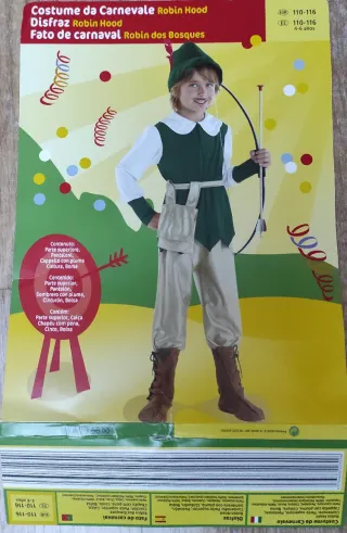 Disfraz infantil Robin Hood talla 110-116