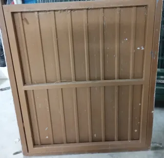 Puerta de hierro galvanizado