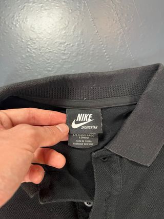 Polo Nike negro