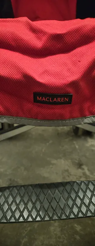 Silla de paseo McLaren Roja y Negra