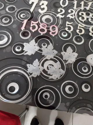 Candeline e numeri torta compleanno