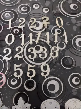 Candeline e numeri torta compleanno