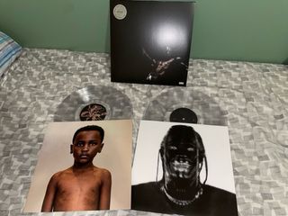 Collezione di vinili Kanye West e Travis