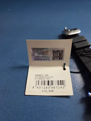 Reloj Real Madrid Negro y Azul