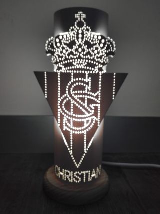 Lámpara 3D escudos fútbol