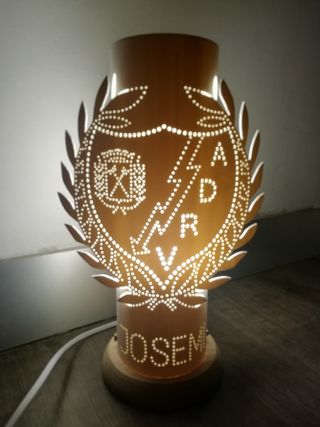 Lámpara 3D escudos fútbol