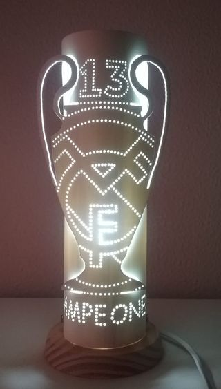 Lámpara 3D escudos fútbol