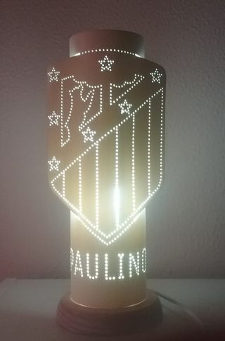 Lámpara 3D escudos fútbol