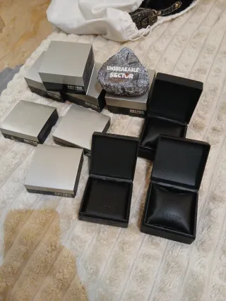 Lotto 10 scatole gioielli Sector
