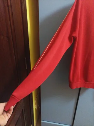 Felpa Adidas rossa