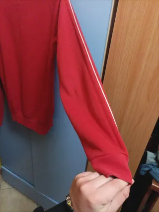 Felpa Adidas rossa