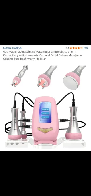 Máquina Cavitación y Radiofrecuencia 3 en 1