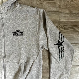 Sudadera hombre estrella gris