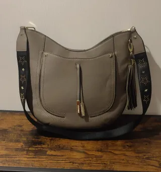 Borsa a tracolla Steve Madden tortora