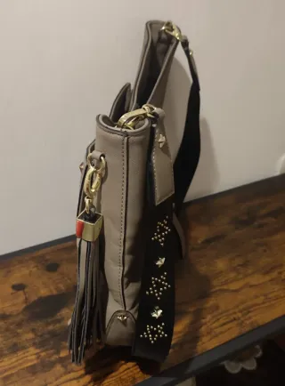 Borsa a tracolla Steve Madden tortora