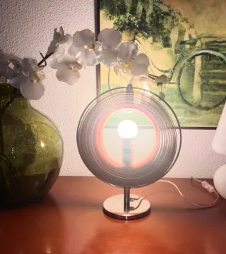 Lámpara Vintage Moon Roja