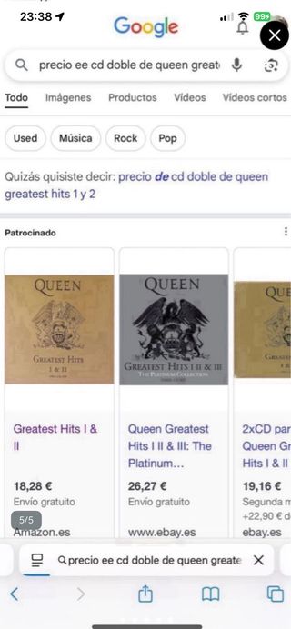 Queen Greatest Hits I & II - 2 CD