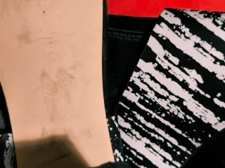 Sandali a strice Nere e Bianche