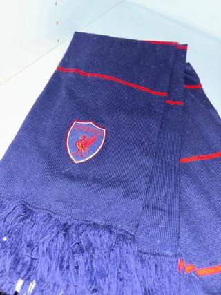 Bufanda Liverpool FC Azul y Roja