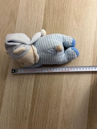 Peluche para bebé durmiendo azul