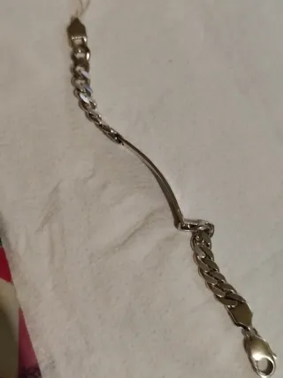 Pulsera de plata 925 con placa