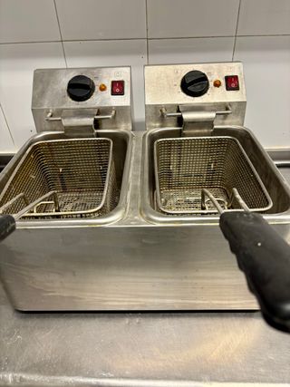 Freidora Industrial Doble