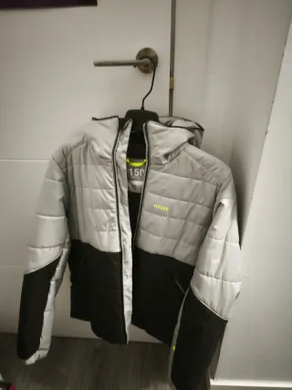 Abrigo niño Wedze gris y negro