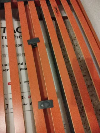 Somier cama  pikolin fijo de laminas  Ergos 105*19