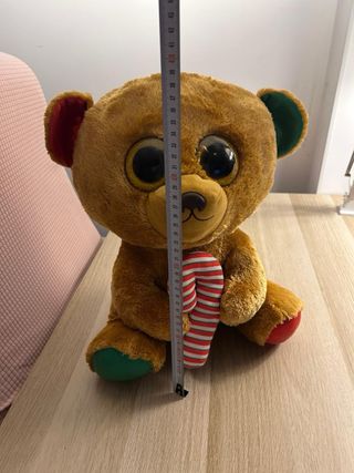 Peluche Ty Beanie Boo Oso Navideño Bella
