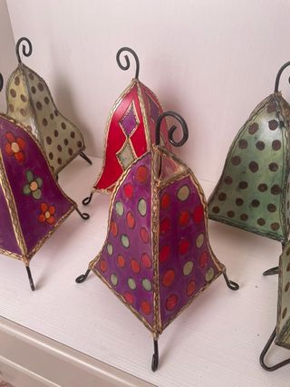 Farolillos Marroquíes Artesanales lampara boho