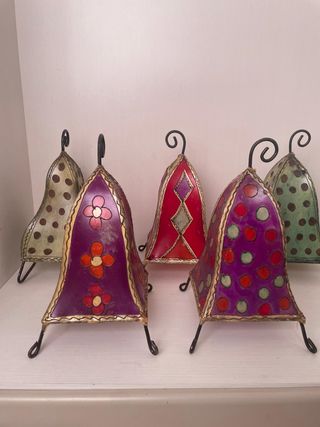 Farolillos Marroquíes Artesanales lampara boho