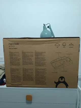 Cambiador Bebé Turquesa NANNAK Embalaje original