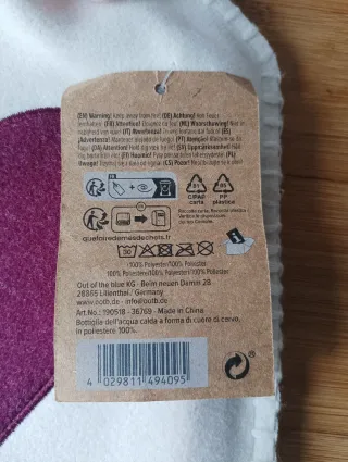 Bolsa de agua caliente corazón