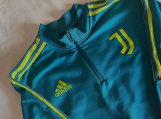 Felpa Adidas Juventus Blu Giallo L