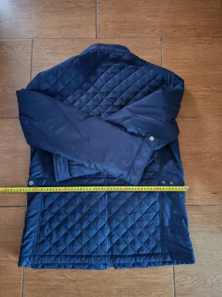 Abrigo acolchado azul hombre