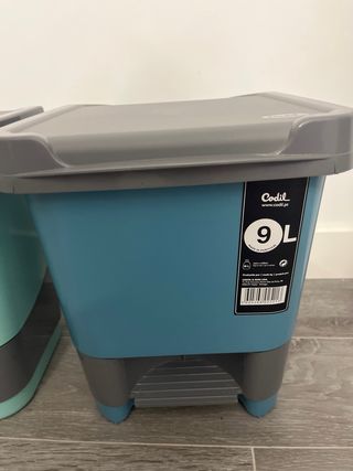 2 Cubos de Basura Codil 9L