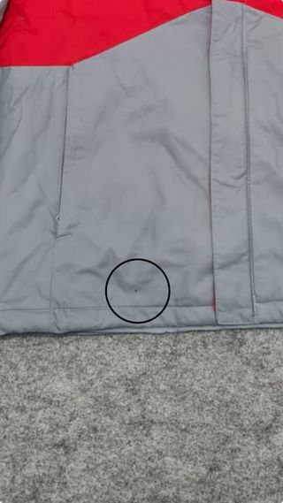 Chaqueta Columbia Roja y Gris