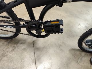 Bicicleta Plegable Nilox Negra a estrenar.