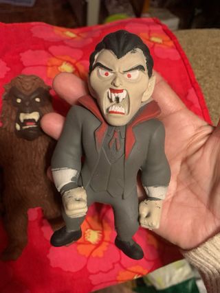 3 Figuras de Silicona Monstruos 15cm