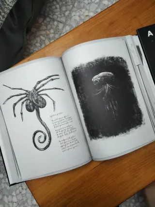 Libro de arte de Alien Covenant. David Drawings