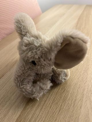 Peluche Elefante Gris Suave