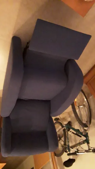 Sillón relax Orejero Azul Marino